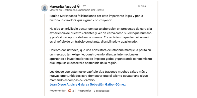 testimonio 2markapasos quito